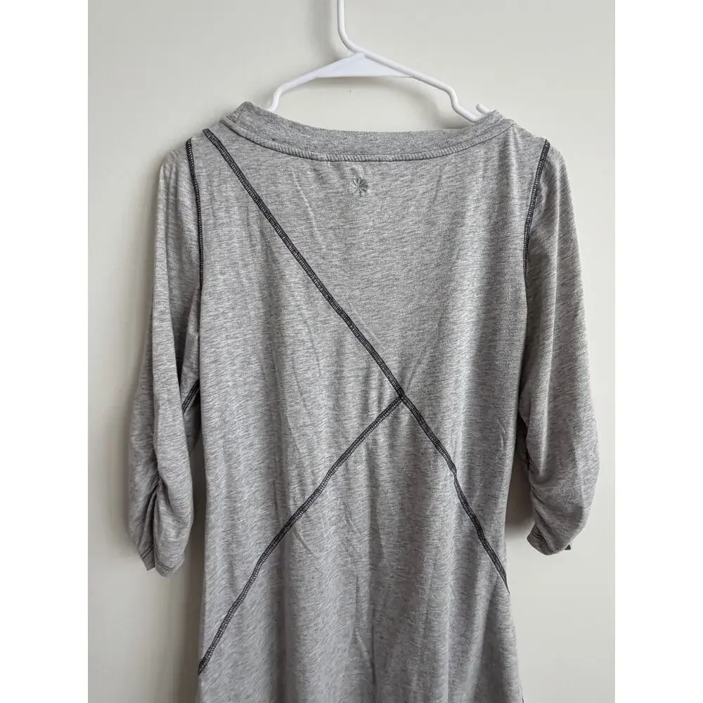 Athleta Shiva Tee Gray Heather Women’s Small Short Sleeve Active Top